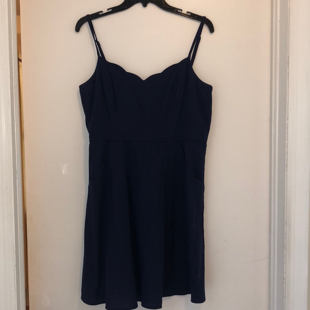 Market & Spruce Navy Blue Dress
